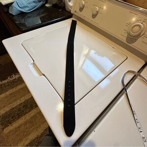 #1 Black Ultra Suede Hobby Horse Show Belt size 26